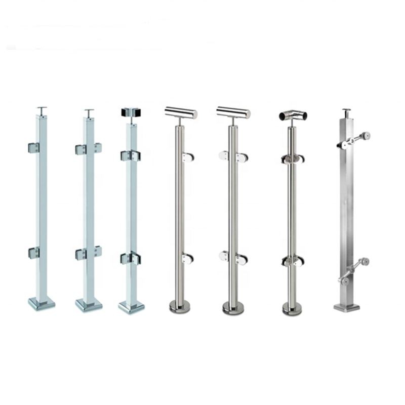 Crystal-Glass-Railing-Exterior-Handrail-Lowes-Steel Crystal-Glass-Railing-Exterior-Handrail-Lowes-Steel
