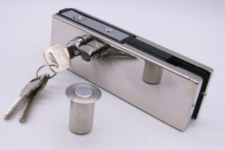 Glass Door Floor Lock